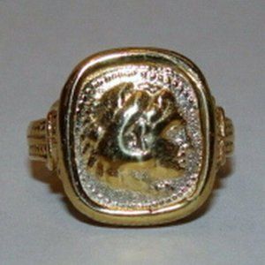 14 kt Gold Vermeil over Sterling Silver Alexander